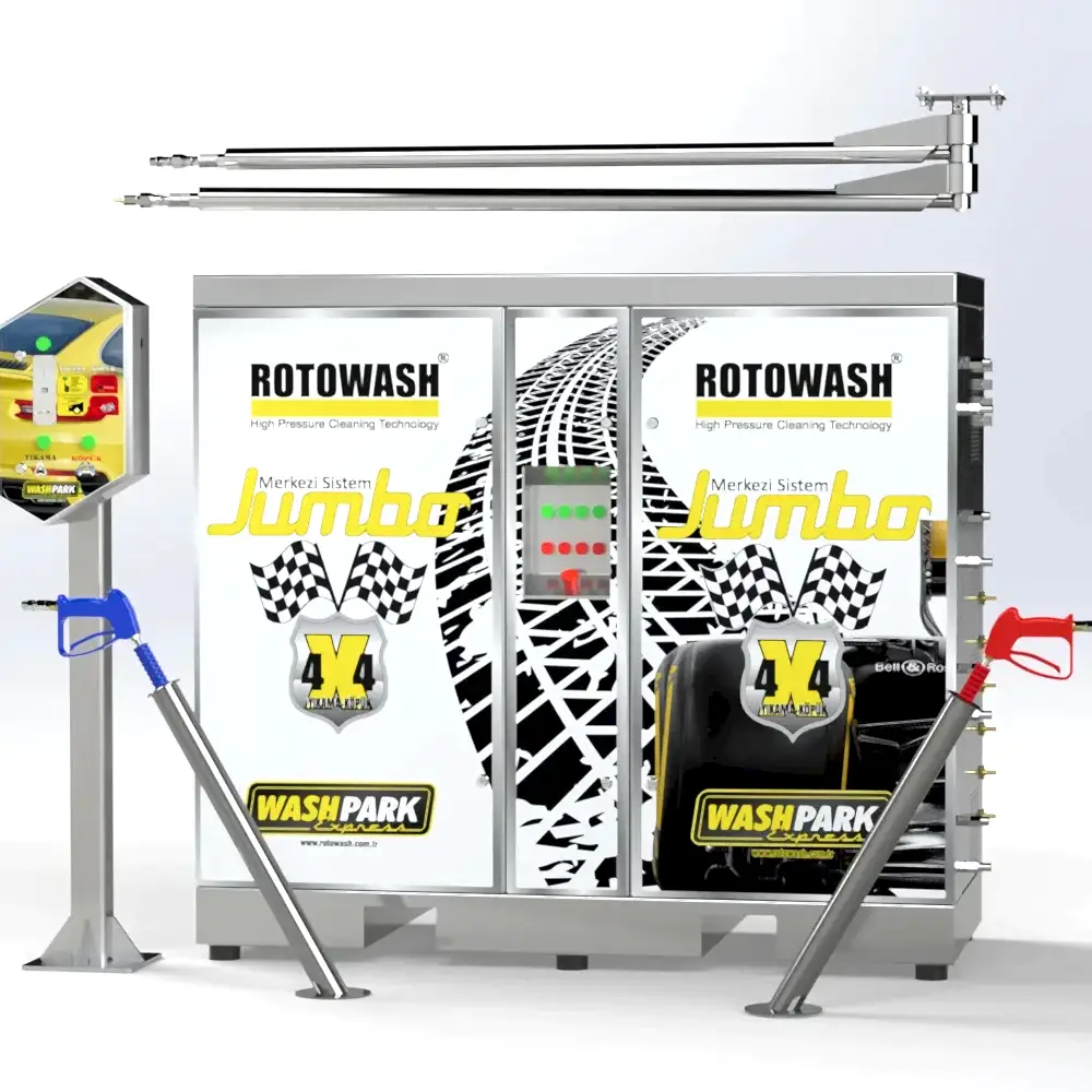 80105 - Jumbo 5 Kullanıcılı Merkezi Oto Yıkama Oto Köpük