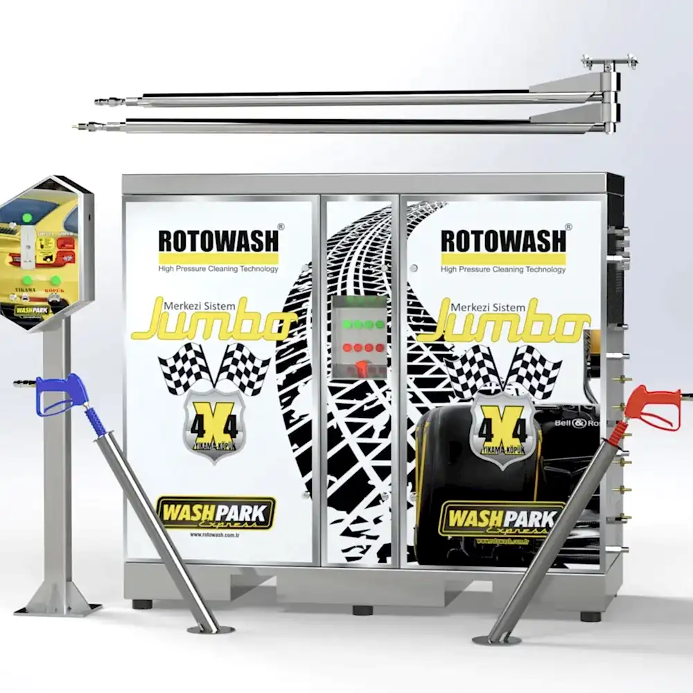 80110 - Jumbo 10 Kullanıcılı Merkezi Oto Yıkama Oto Köpük