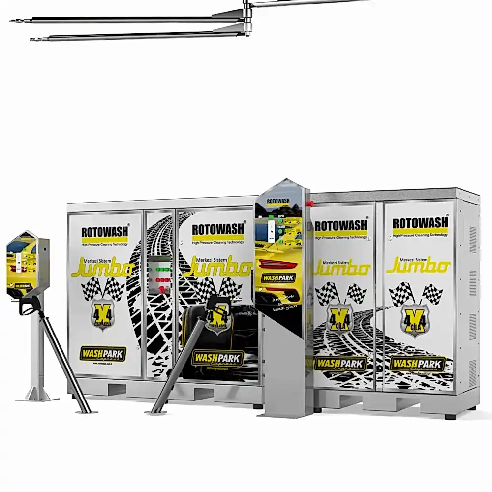 83372 - 4 Kullanıcılı - Merkezi Oto Yıkama + Köpük + Cila