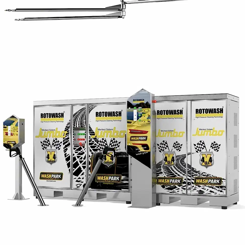 83374 - 6 Kullanıcılı - Merkezi Oto Yıkama + Köpük + Cila