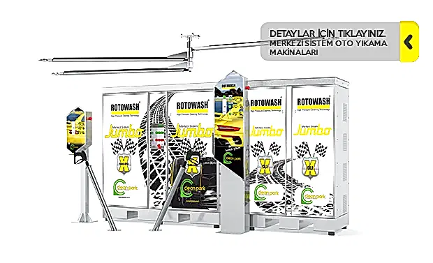merkezi sistem oto yıkama makineleri