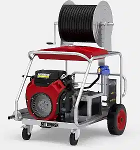 BH Marşlı Benzin Motorlu Süper Turbo Yıkama Makineleri - Soğuk Hortum Sarma Makaralı