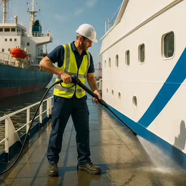 gemi temizleme yıkama makinesi